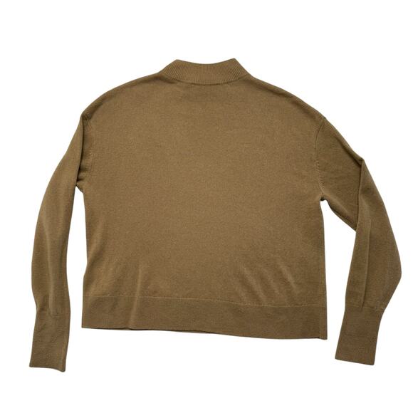 EVERLANE Cashmere Tan High Neck Pull-over Sweater Size XS Womens Long Sleeve - Picture 5 of 10